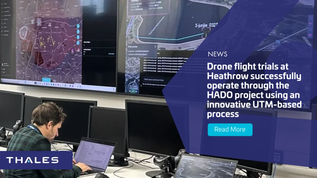Drone Flight Trial at Heathrow FRZ