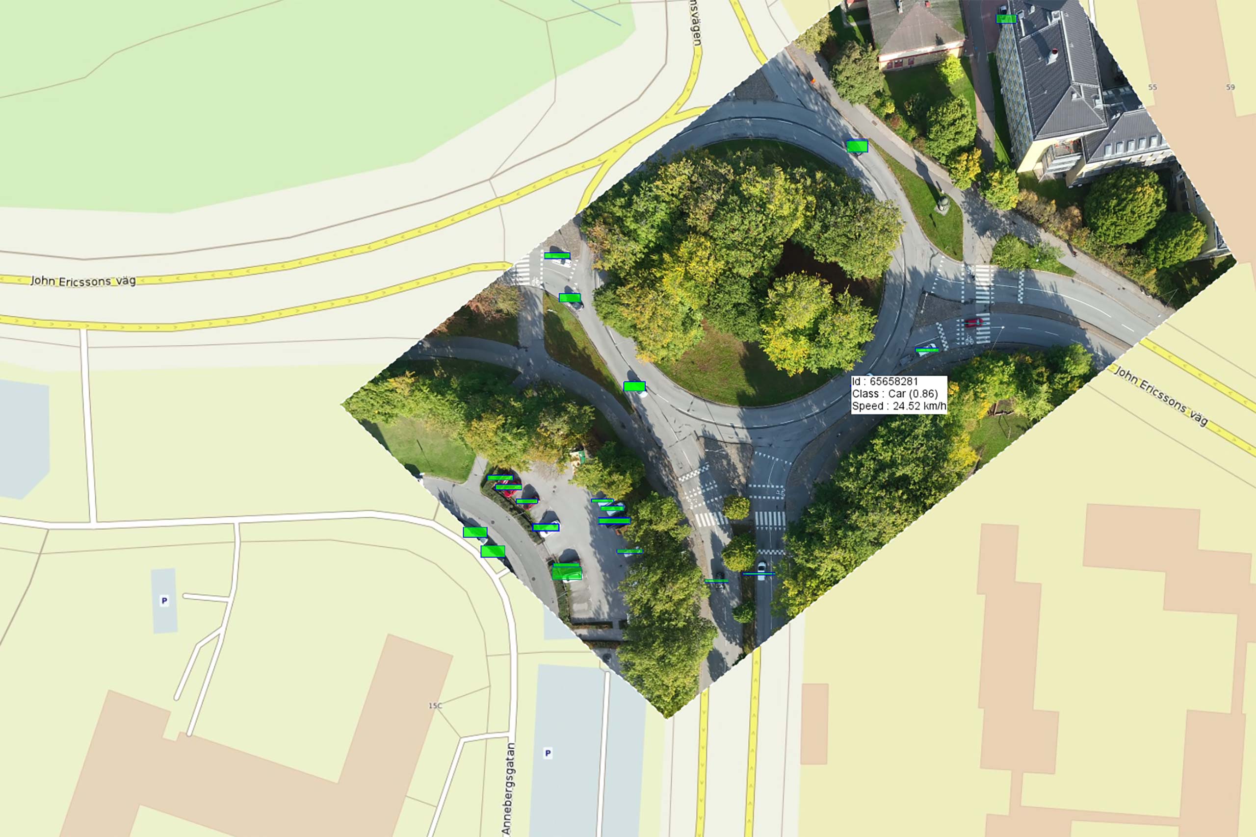 Carmenta in aviation innovation project combining AI object recognition with geospatial drone data