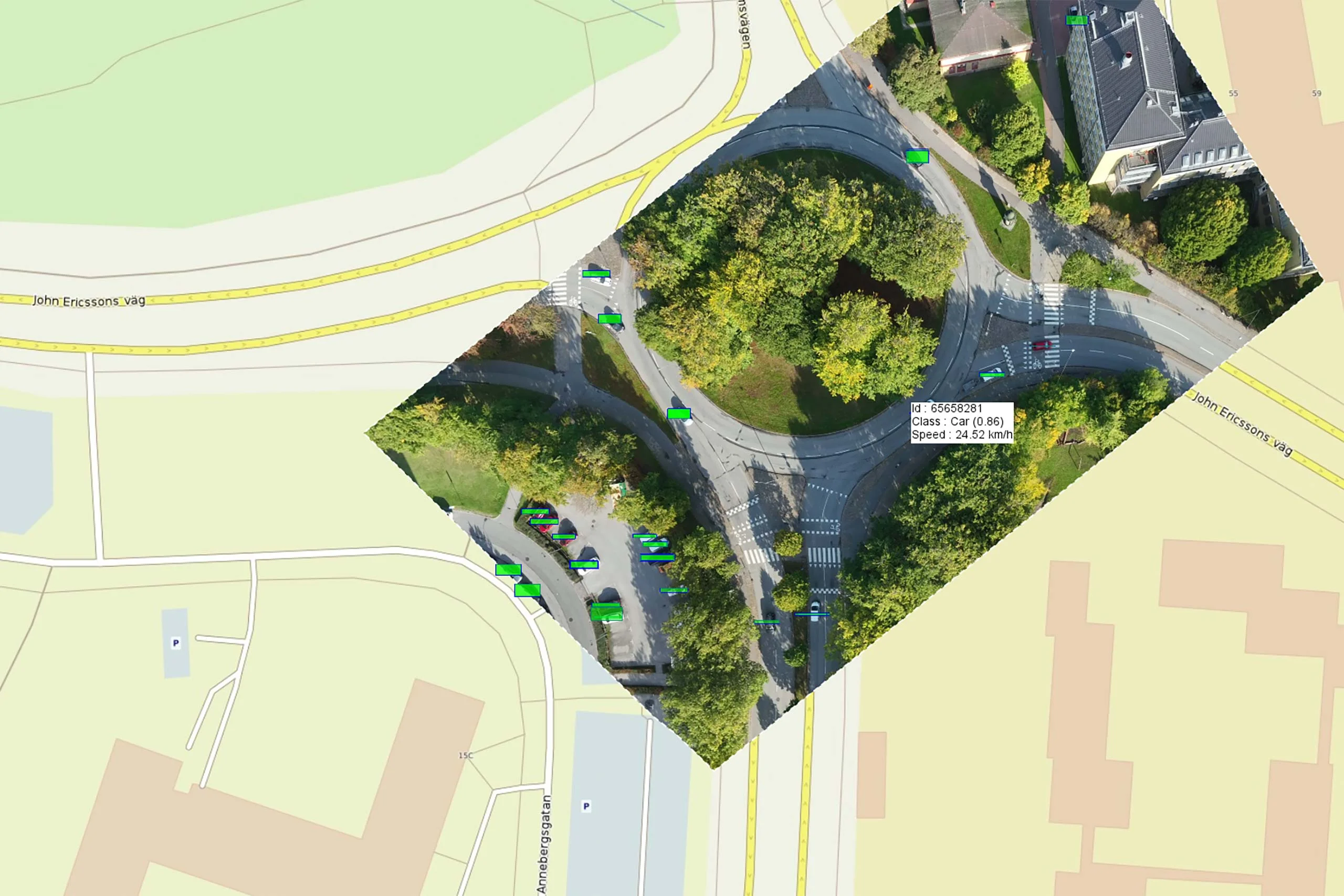 Carmenta in aviation innovation project combining AI object recognition with geospatial drone data