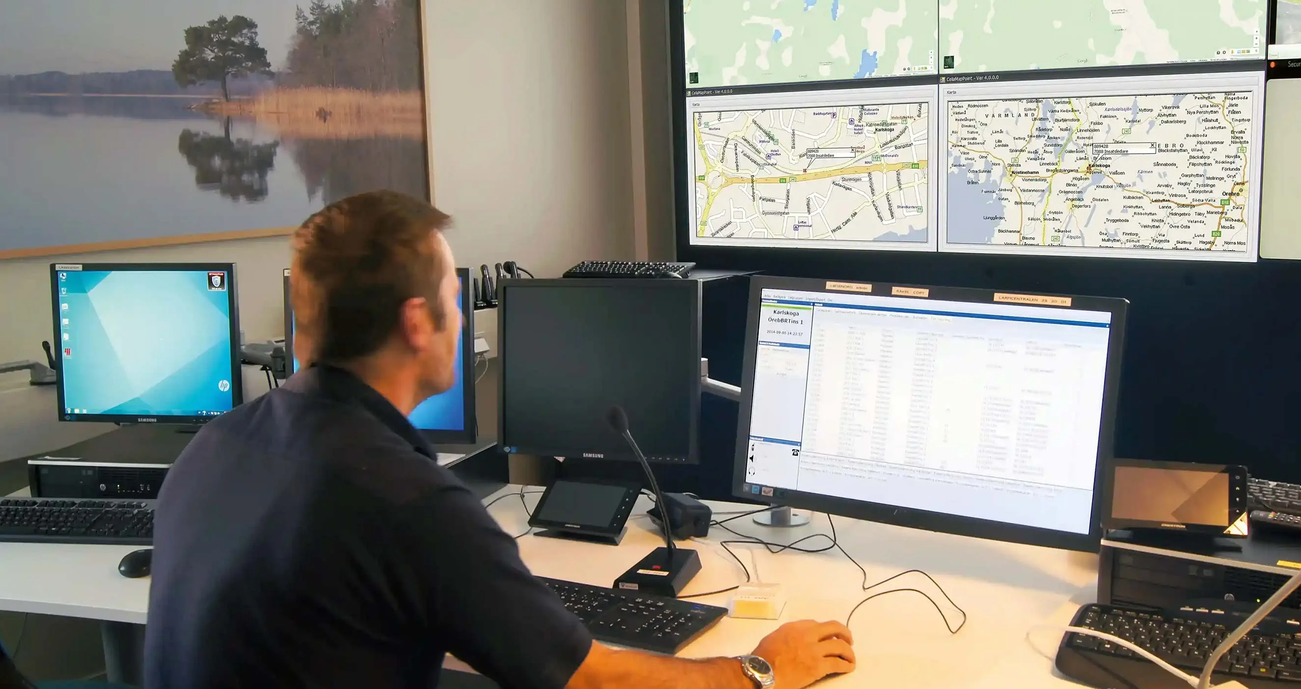 Bergslagen Fire and Rescue Service (Bergslagens Räddningstjänst) is a customer of Celab Communications