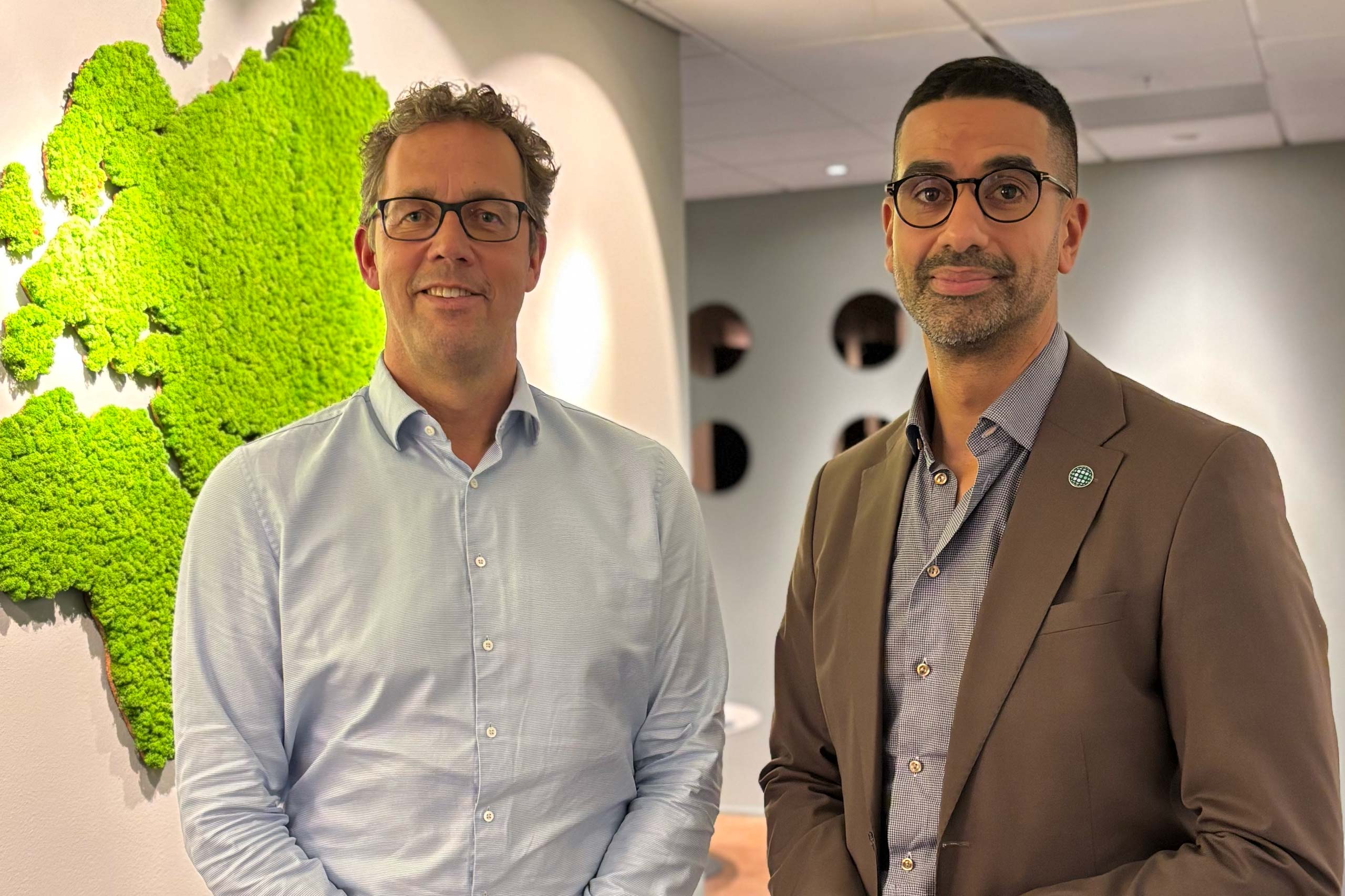 Torbjörn Lönnqvist, CEO at Carmenta and Morad El Amrani, new CSO at Carmenta