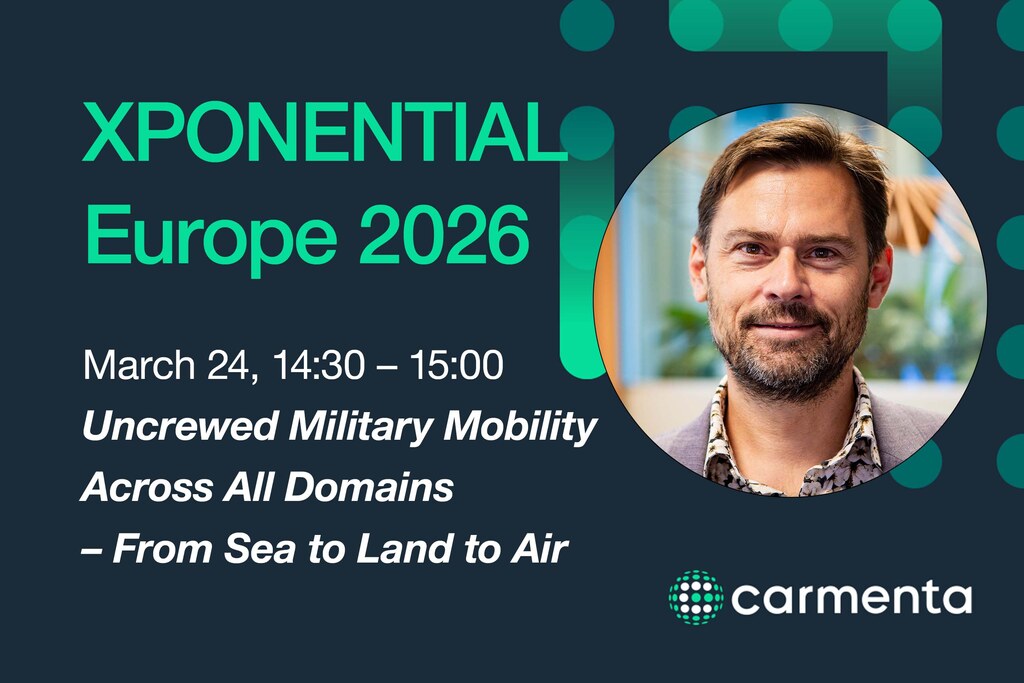 Xponential Europe 2026 Conference Talk: Uncrewed Military Mobility Across All Domains – From Sea to Land to Air.