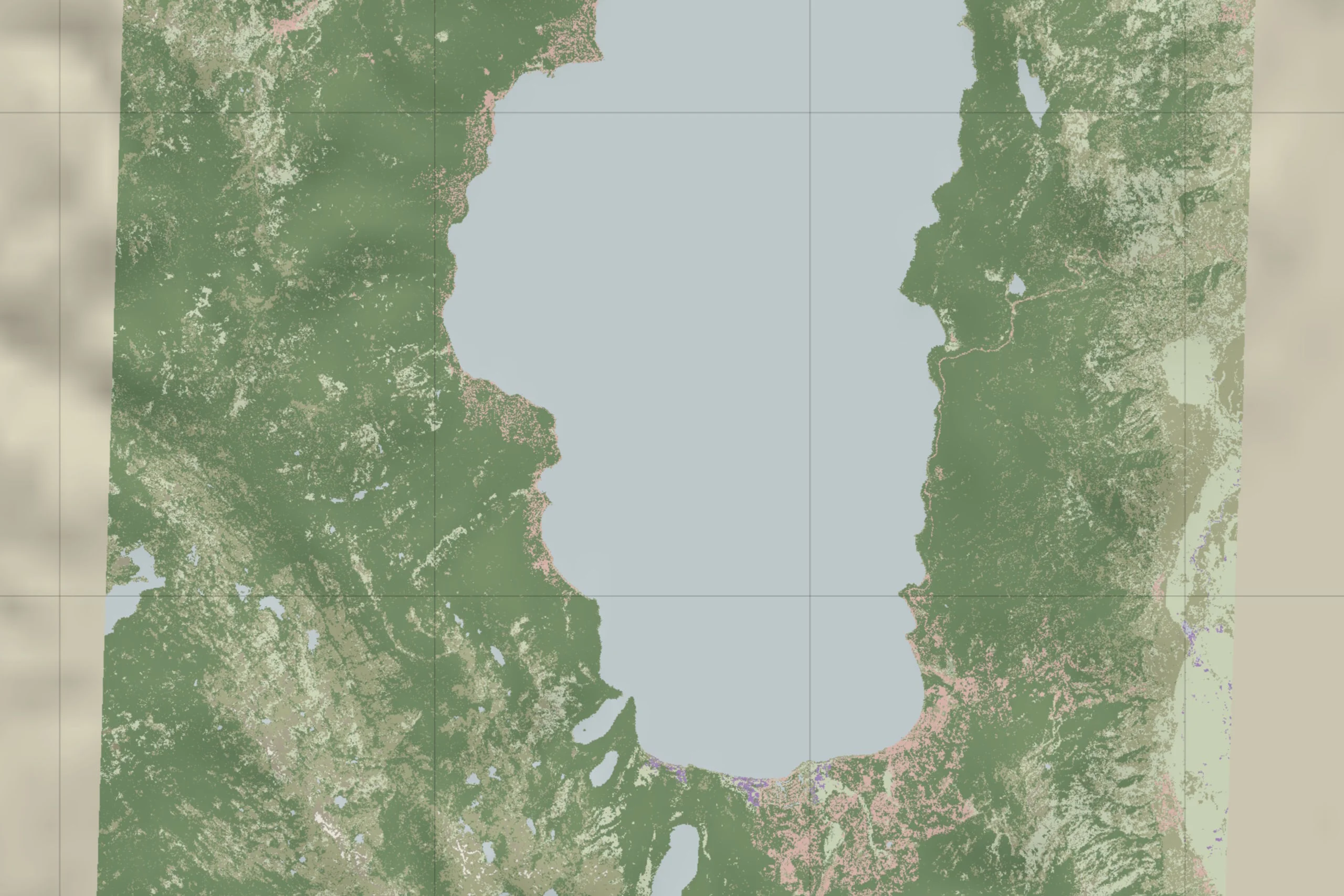Land Classification visualization using Carmenta Studio