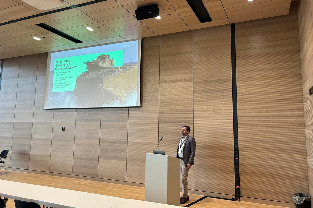Carmenta presenting at XPONENTIAL Europe 2026