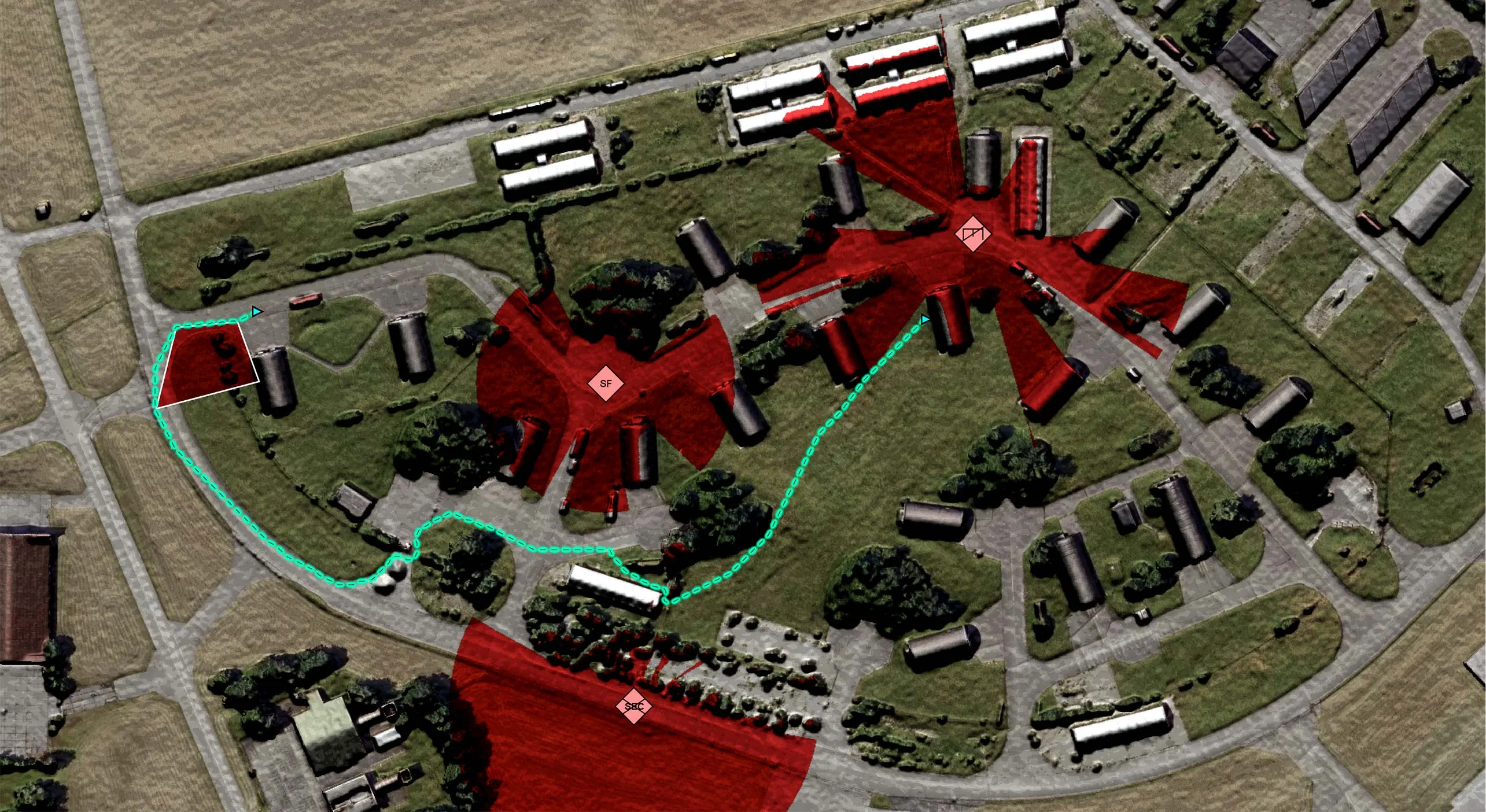Visualization of Carmenta Engine analysis. Integration with Ros 2 NAV2 framework.