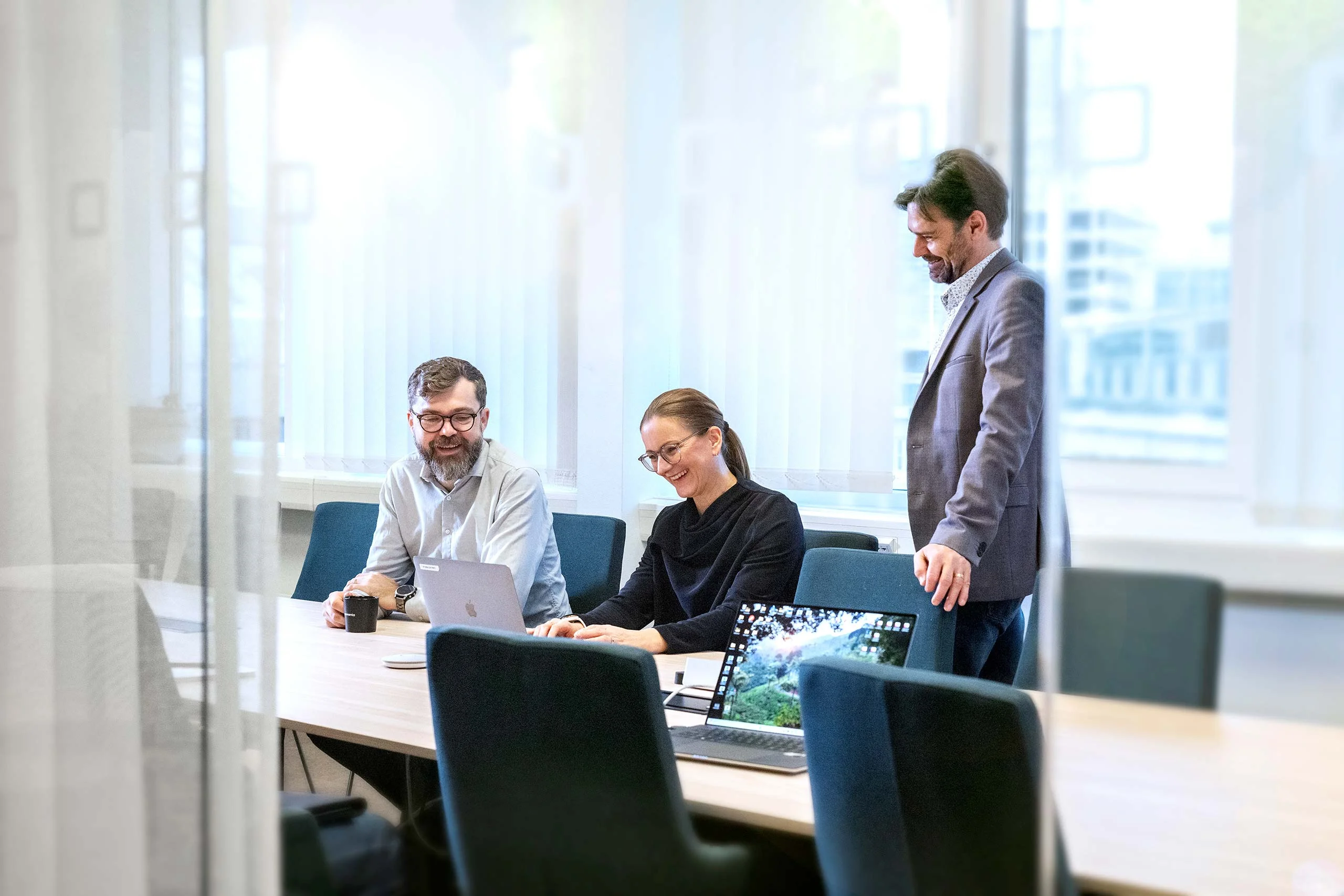 Working at Carmenta, image from the Carmenta office
