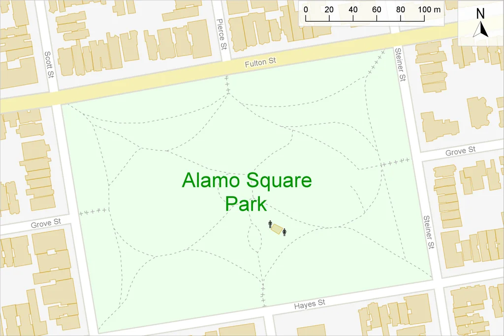 Basic park map, no grids