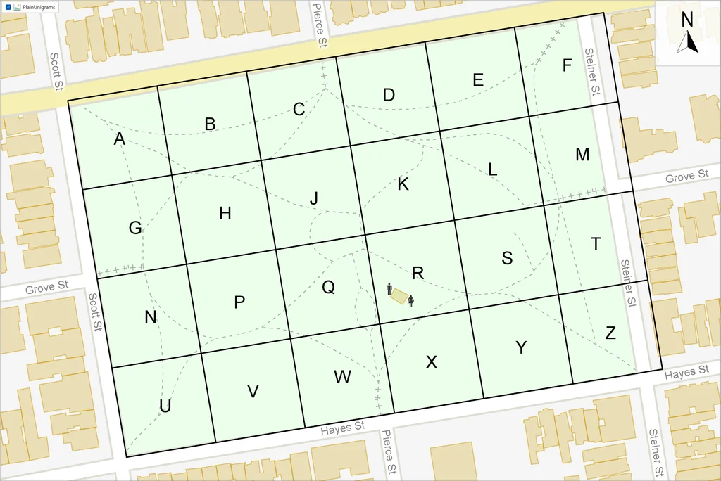 Park, single-letter labels